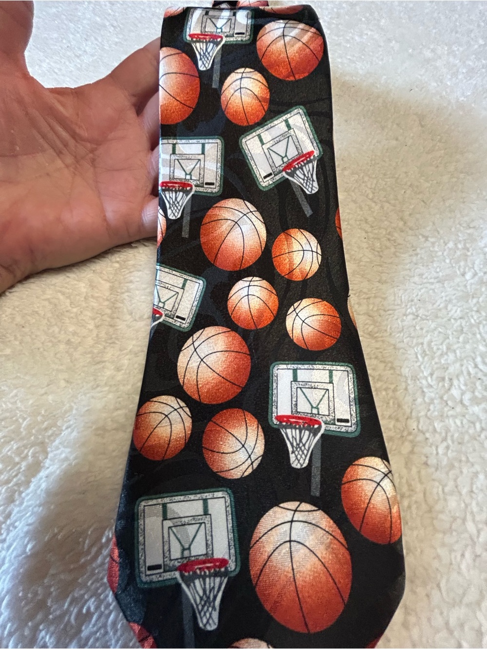 ๐3 for $30 - Basketball Pattern Necktie & Hoops